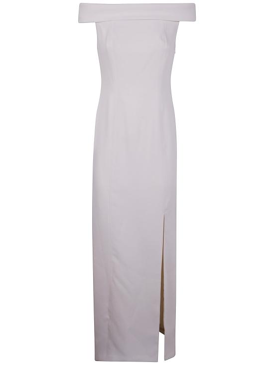 25FW 랄프 로렌 미디 원피스 253982109 003 WHITE