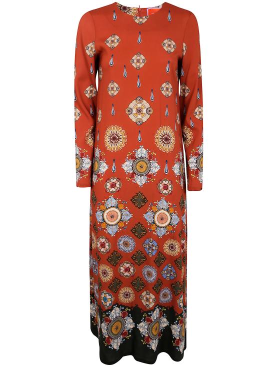 25FW 라 더블제이 미디 원피스 DRE0184VIS001NUC02 OR04 BROWN