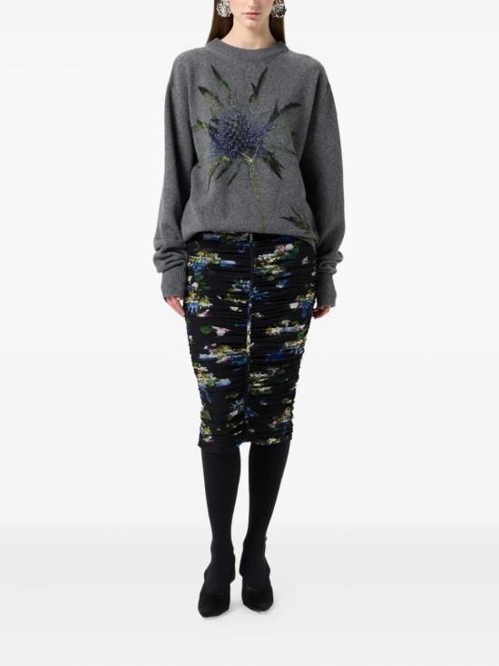 25FW 블루마린 가디건 A544M177A F9866 GREY - BLUMARINE