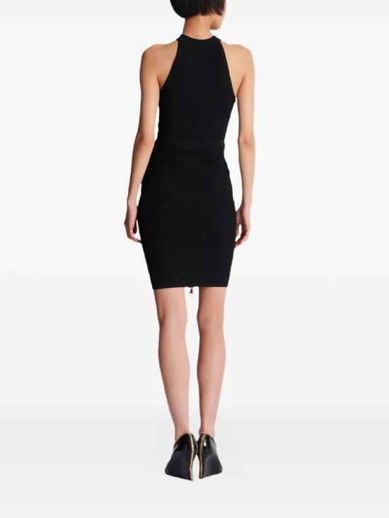 25FW 발망 미디 스커트 FF0LC290KJ14 0PA BLACK - BALMAIN