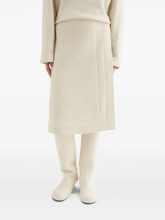25FW 질샌더 롱 스커트 J02MA0310J14804 268 NUDE NEUTRALS - JIL SANDER