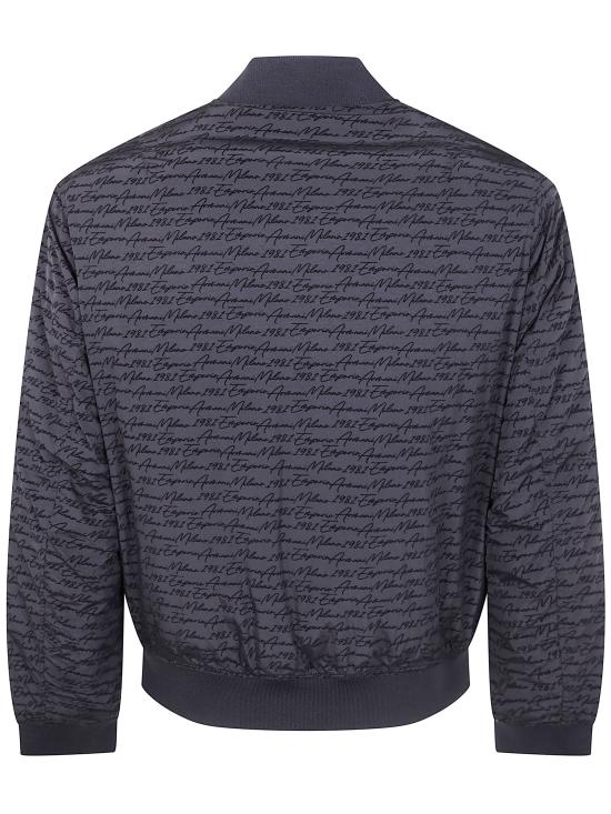 25FW 엠포리오 아르마니 봄버 자켓 EM003783AF19870 FC253 BLACK - EMPORIO ARMANI