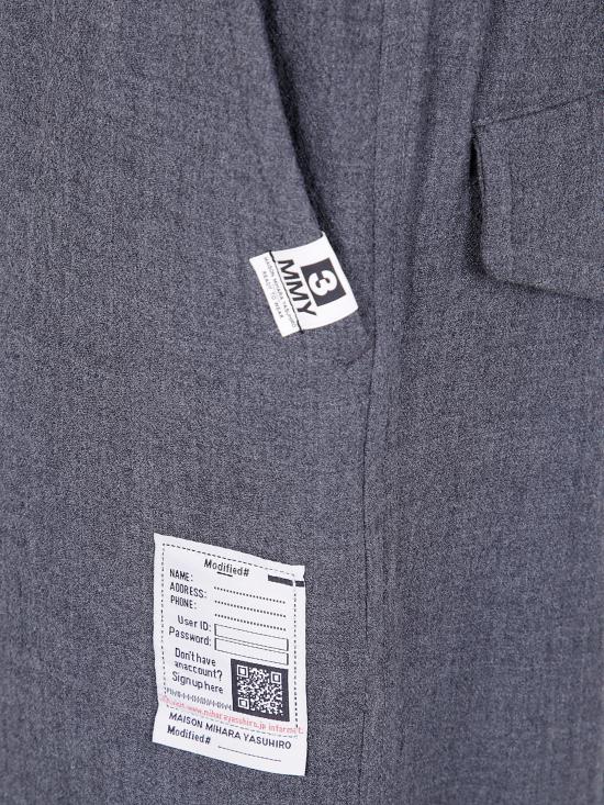 25FW 메종 미하라 야스히로 스트레이트 팬츠 J15PT132 GRAY GREY - MAISON MIHARA YASUHIRO