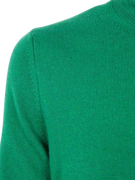25FW 꼼데가르송 라운드 넥 울 스웨터 FPN007 2 GREEN - COMME DES GARCONS