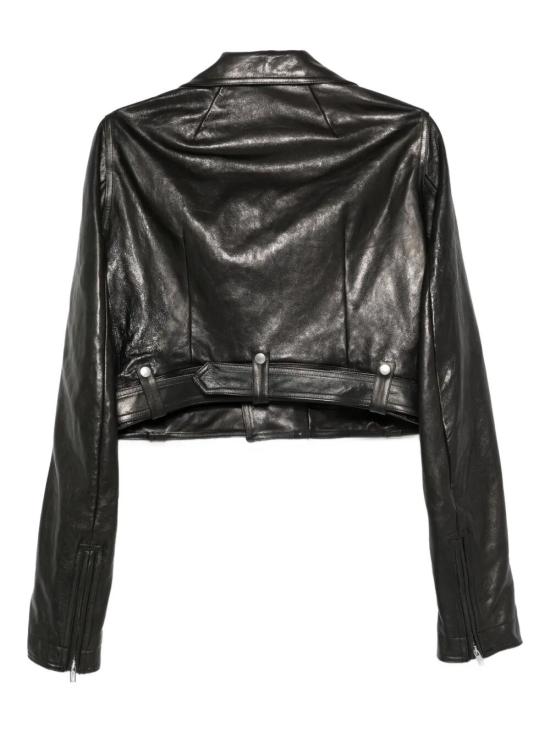 25FW 릭 오웬스 바이커 자켓 RP02E4766LNV 09 BLACK - RICK OWENS