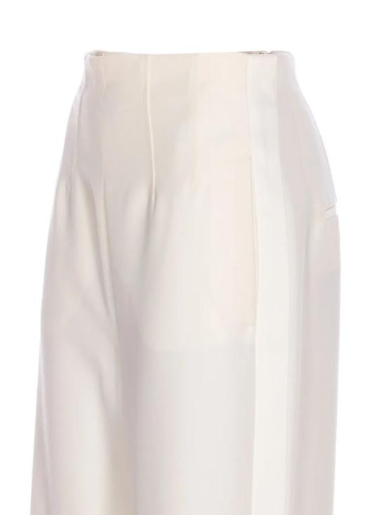 25FW 막스마라 스트레이트 팬츠 2521136034600 001 WHITE - MAX MARA