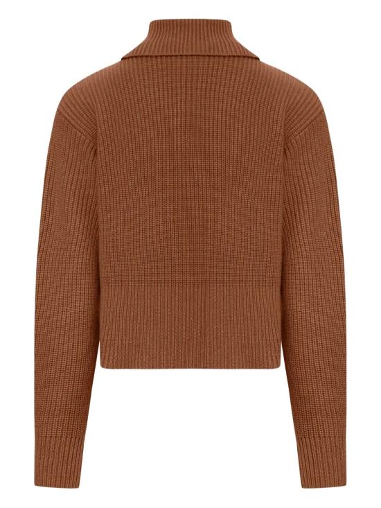 25FW 막스마라 터틀넥 2521366182600 002 BROWN - MAX MARA