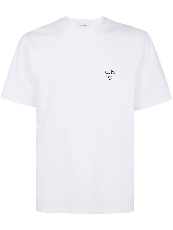25FW 아르떼 앤트워프 반팔 티셔츠 AW25104T 100 WHITE - ARTE ANTWERP