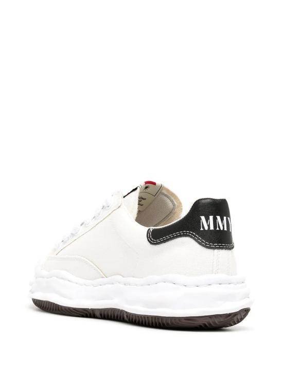 25FW 메종 미하라 야스히로 블레이키 OG 솔 캔버스 로우탑 스니커즈 A08FW735097 WHITE - MAISON MIHARA YASUHIRO