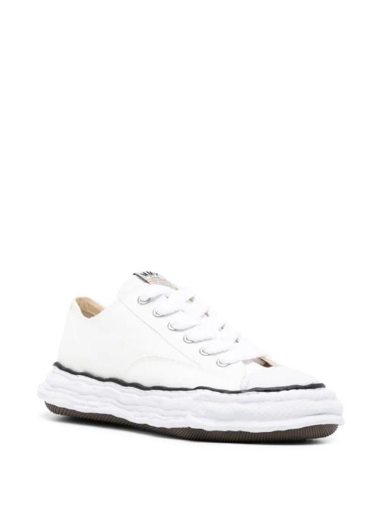 25FW 메종 미하라 야스히로 피터슨23 OG 솔 캔버스 로우탑 A11FW702097 WHITE - MAISON MIHARA YASUHIRO