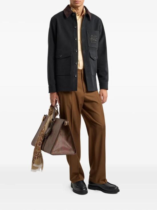 25FW 에트로 긴팔 셔츠 MRIC005499SP5F0 X0820 PRINT ON BEIGE BASE - ETRO