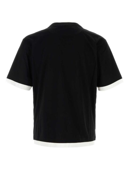 26FW 프라다 코튼 반팔 티셔츠 UJN912SWMO11CD F0967 Black - PRADA