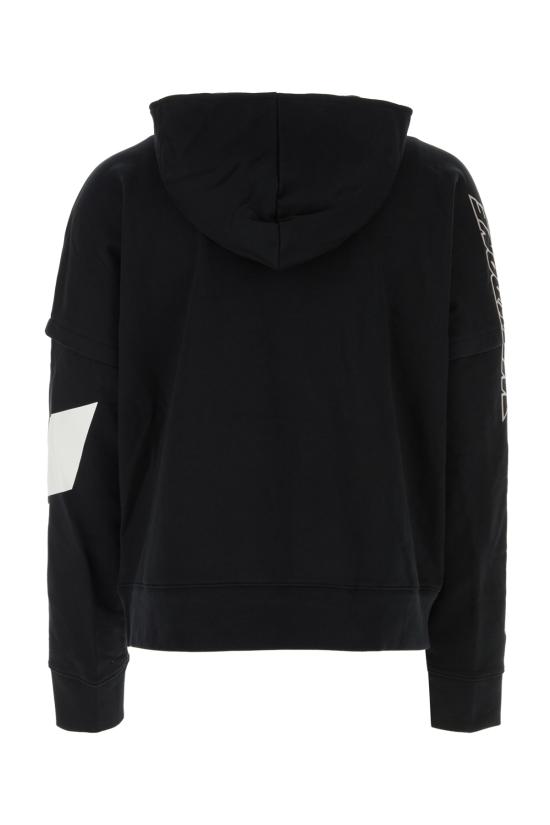  웰던 후드 티셔츠 WDTH122568UBK BLACK - WE11DONE