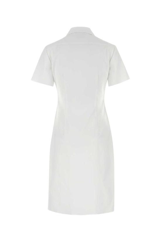  미우미우 미디 원피스 MF5568SOOO15T9 F0009 White - MIU MIU