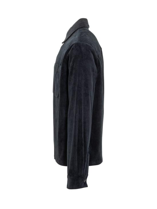 25FW 아페쎄 긴팔 셔츠 COHBBH32019 DARK NAVY BLUE - A.P.C.