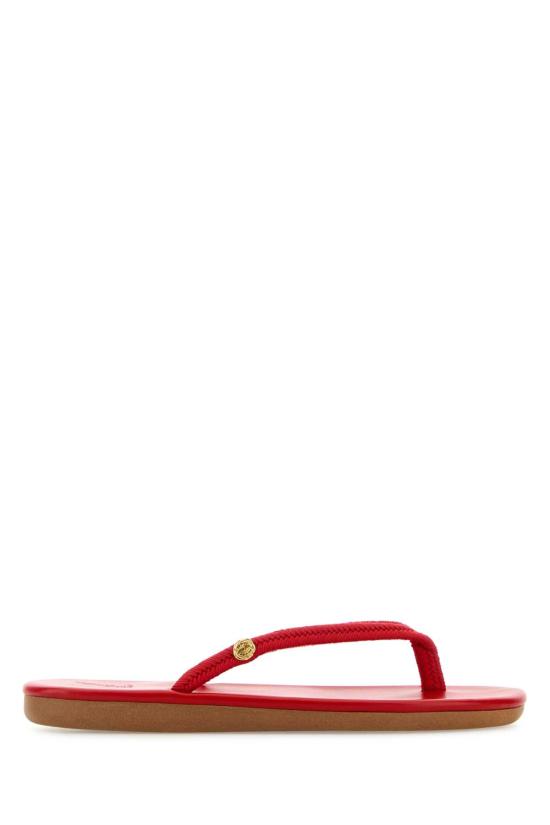 25SS 에이션트 그릭 뮬/슬리퍼 SAIONARAROPE RED Black