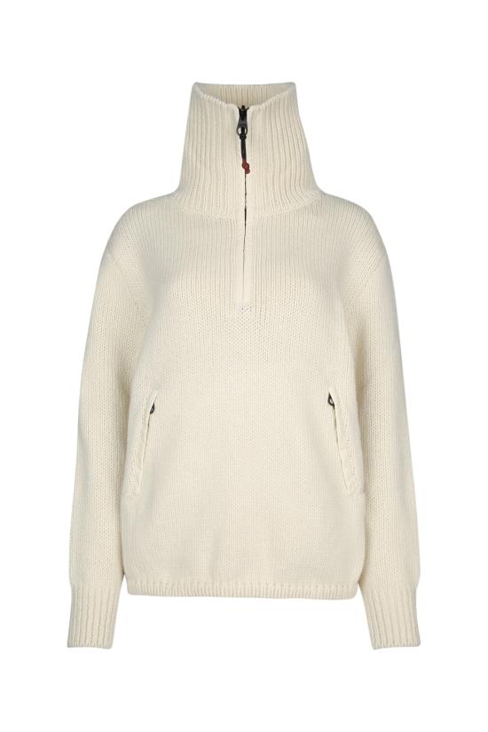 24FW 로로피아나 스웨터 FAO6448 1232 WHITE SNOW