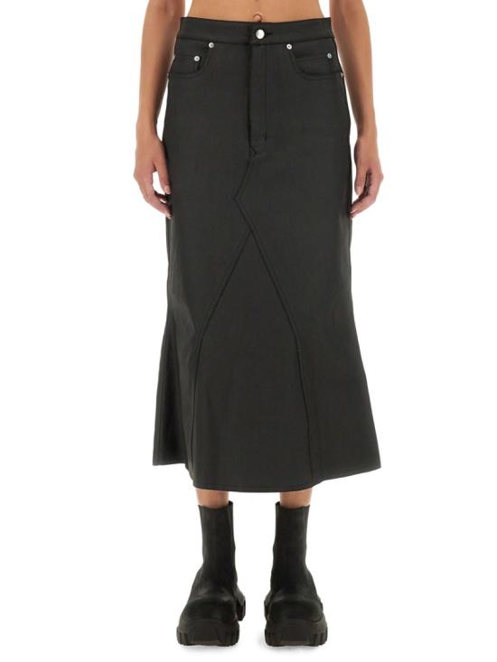  릭 오웬스 데님 스커트 RP02D3349 SMT09 Black