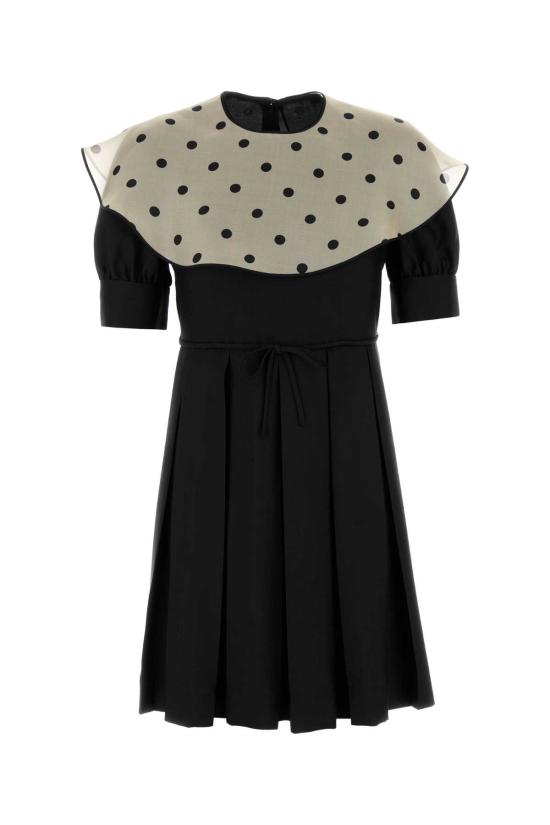 25SS 발렌티노 가라바니 미디 원피스 6B3VAET090G 0NO Black