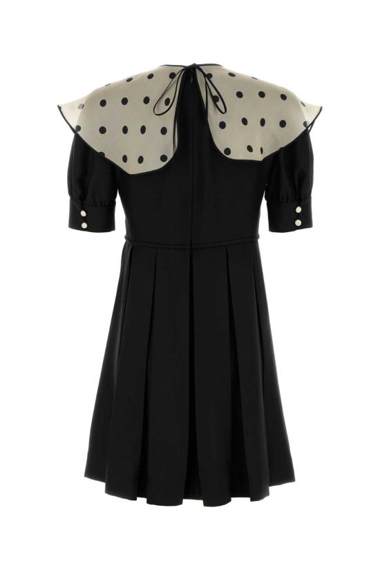 25SS 발렌티노 가라바니 미디 원피스 6B3VAET090G 0NO Black - VALENTINO GARAVANI