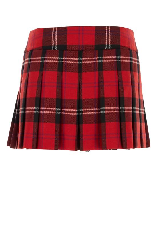 24FW 셀린느 숏 스커트 2J744696X 27NU ROUGENOIRCRAIE - CELINE