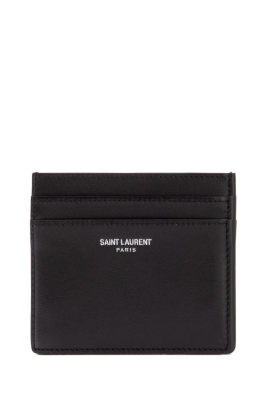 25FW 생로랑 스무스 레더 로고 3759460U90N 1000 - SAINT LAURENT