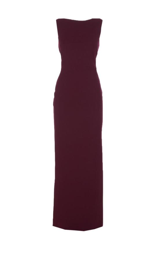 25FW 솔러스런던 롱 원피스 OS45002RAISIN RED