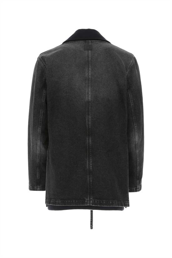  로에베 코트 H526330X83 BLACKNAVYBL Multicoloured - LOEWE