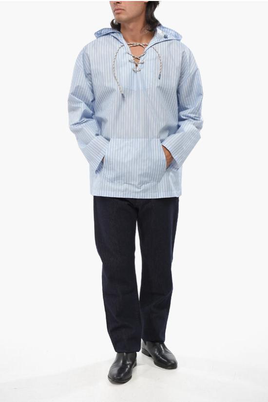  디올 긴팔 셔츠 483C623A5808 580 Blue - DIOR