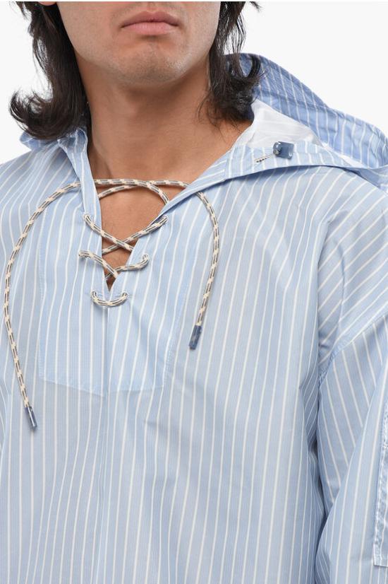  디올 긴팔 셔츠 483C623A5808 580 Blue - DIOR