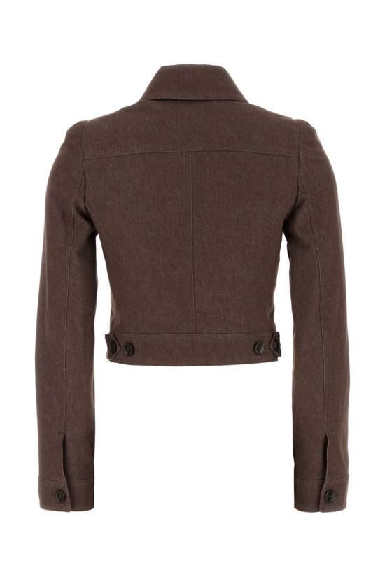 25SS 막스마라 carpa 크롭 자켓 2511041013600 002 Brown - MAX MARA