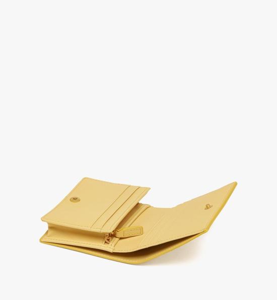  엠시엠 지갑 MYSESAC03Y7001YELLOW Gold - MCM