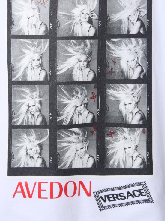  베르사체 긴팔 티셔츠 A84808 A227994A1001 WHITE - VERSACE