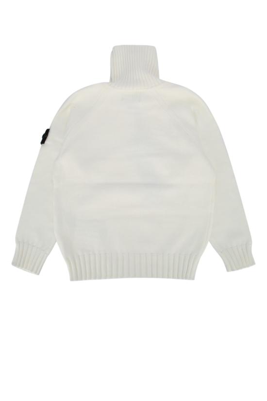 24FW [키즈] 스톤 아일랜드 터틀넥 니트 8116504A2 V0099 NATURAL - STONE ISLAND