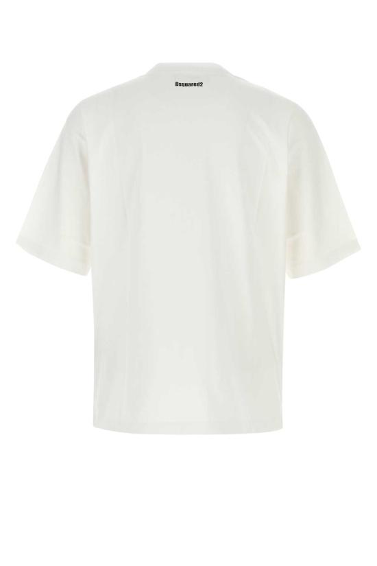 25FW 디스퀘어드2 반팔 티셔츠 S74GD1478D20033 100 White - DSQUARED2