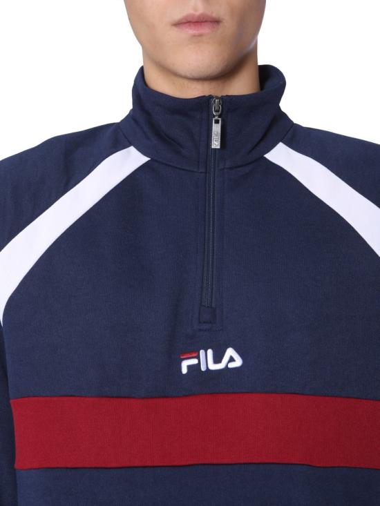  휠라 긴팔 티셔츠 687237 A082 BLUE - FILA