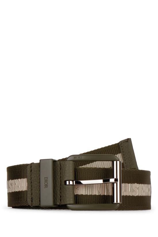  디올 로고버클 자카드 패브릭 4333RVNBG H09E