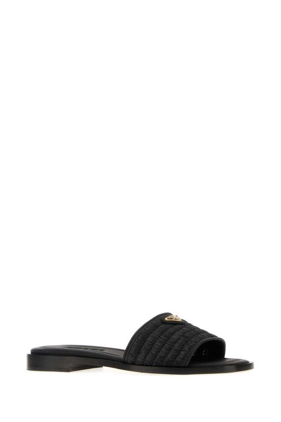 25FW 프라다 뮬/슬리퍼 1XX758F0102ACS F0002 Black - PRADA