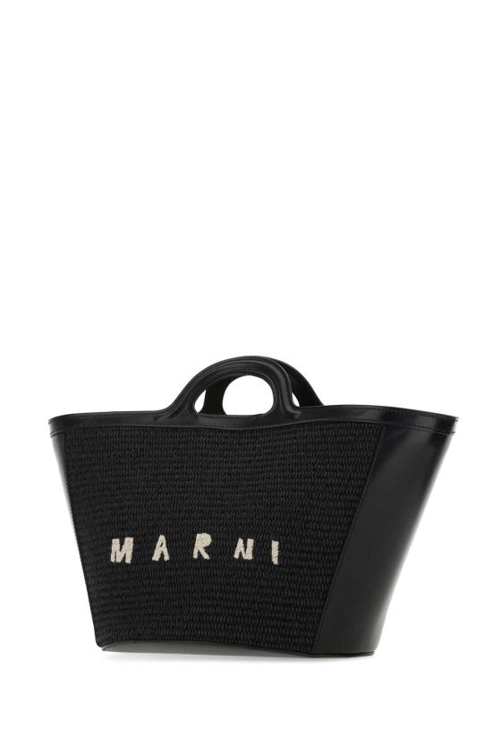 25SS 마르니 토트백 BMMP0068Q0P3860 00N99 Black - MARNI