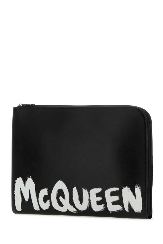  알렉산더 맥퀸 남성지갑 6094811AAMJ 1070 Black - ALEXANDER MCQUEEN