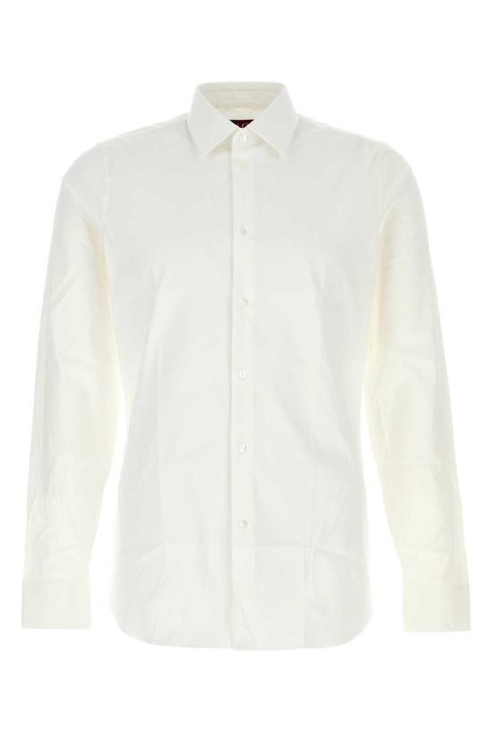 24FW 구찌 스트레치 코튼 포플린 셔츠 79173526242 9000 White