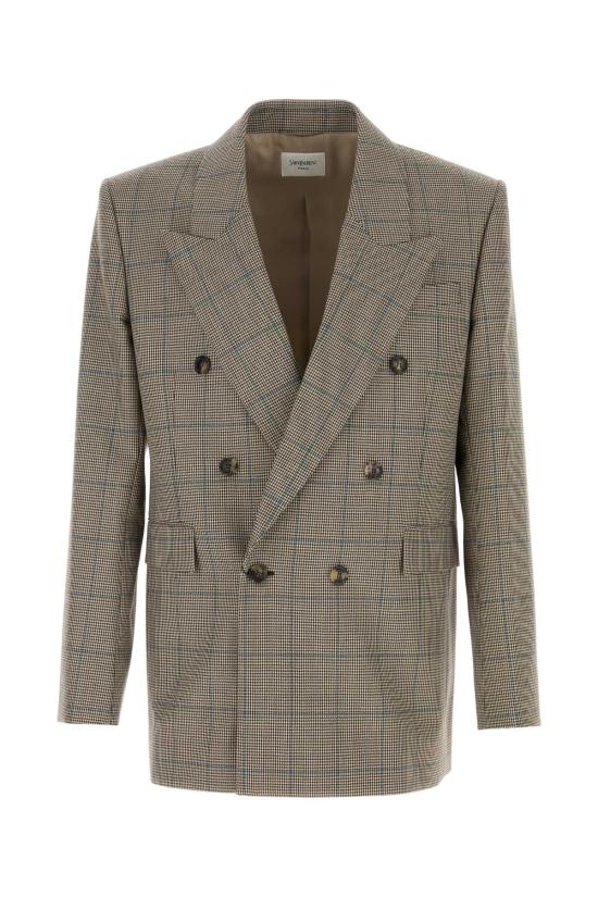 25FW 생로랑 자켓 835102Y1M15 9566 Checked