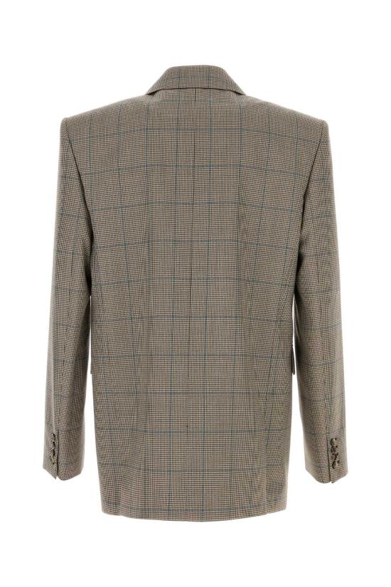 25FW 생로랑 자켓 835102Y1M15 9566 Checked - SAINT LAURENT