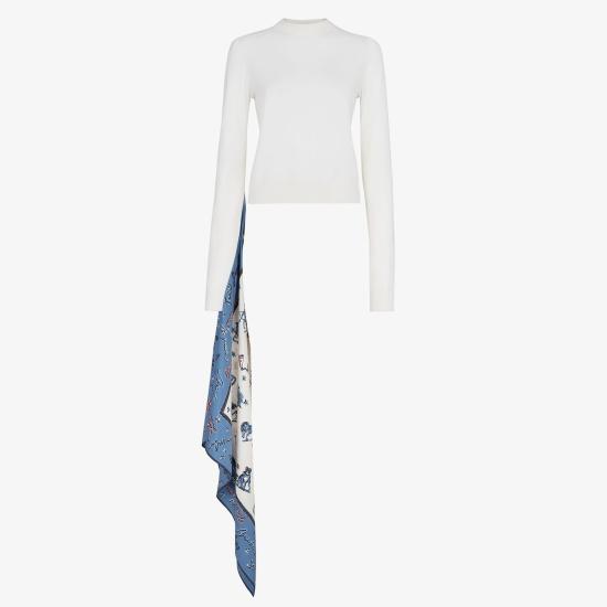 24FW 펜디 스웨터 FZXA23ANZD F0ZNM WHITE