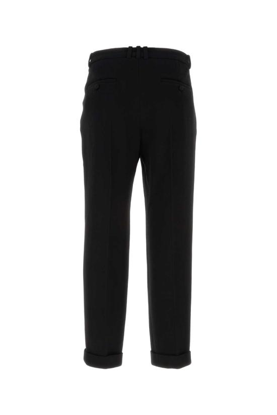  발망 스트레이트 팬츠 BH0PM030WB86 0PA Black - BALMAIN