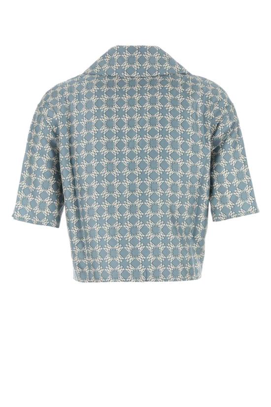 24FW 아미리 셔츠 AWSTCA1018 DUSTYBLUE Printed - AMIRI