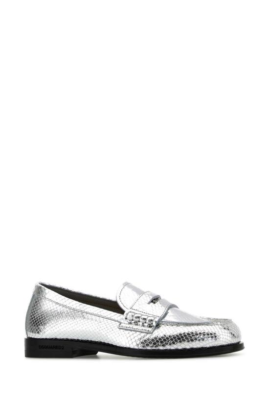 25FW 디스퀘어드2 로퍼 LOW001940908455 2137 Silver - DSQUARED2
