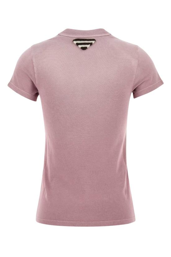 25SS 프라다 반팔 티셔츠 3557BSOOO16XS F0203 Pink - PRADA