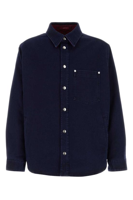 25FW 구찌 리버서블 데님 플란넬 셔츠 835282XDDB6 4447 Blue