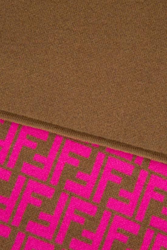  [키즈] 펜디 넥워머/머플러/스카프 JUQ020AO29 F0EQM BEIGEFUCSIA - FENDI
